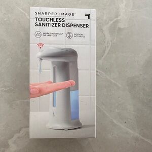 Sharper Image White and Blue Touchless Dispenser